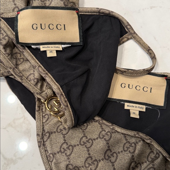 Gucci GG Monogram Beige Bikini Set - Picture 2 of 3